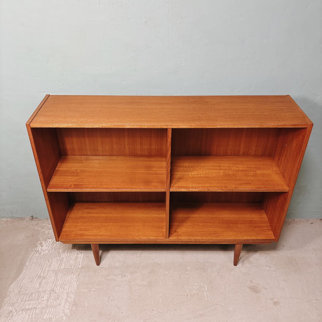 【ゆみぽん】デンマーク　チーク材　ブックシェルフ北欧家具　北欧ビンテージ