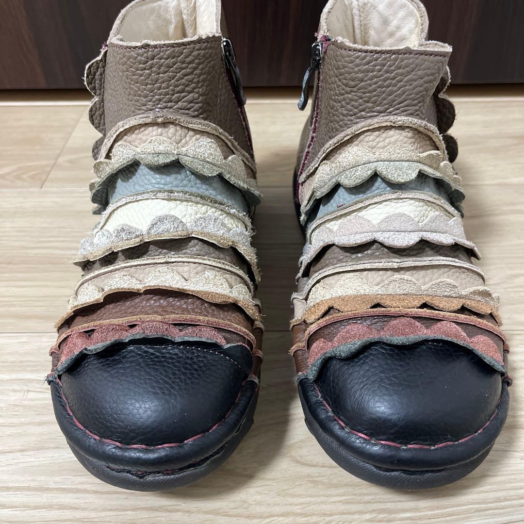 美品部類！estacion エスタシオン MSE95 本革 24cm前後