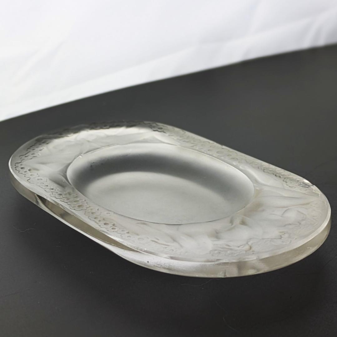 ルネ・ラリック初期作 Médicis 1924 葡萄と裸婦文 フロスト加工お買得