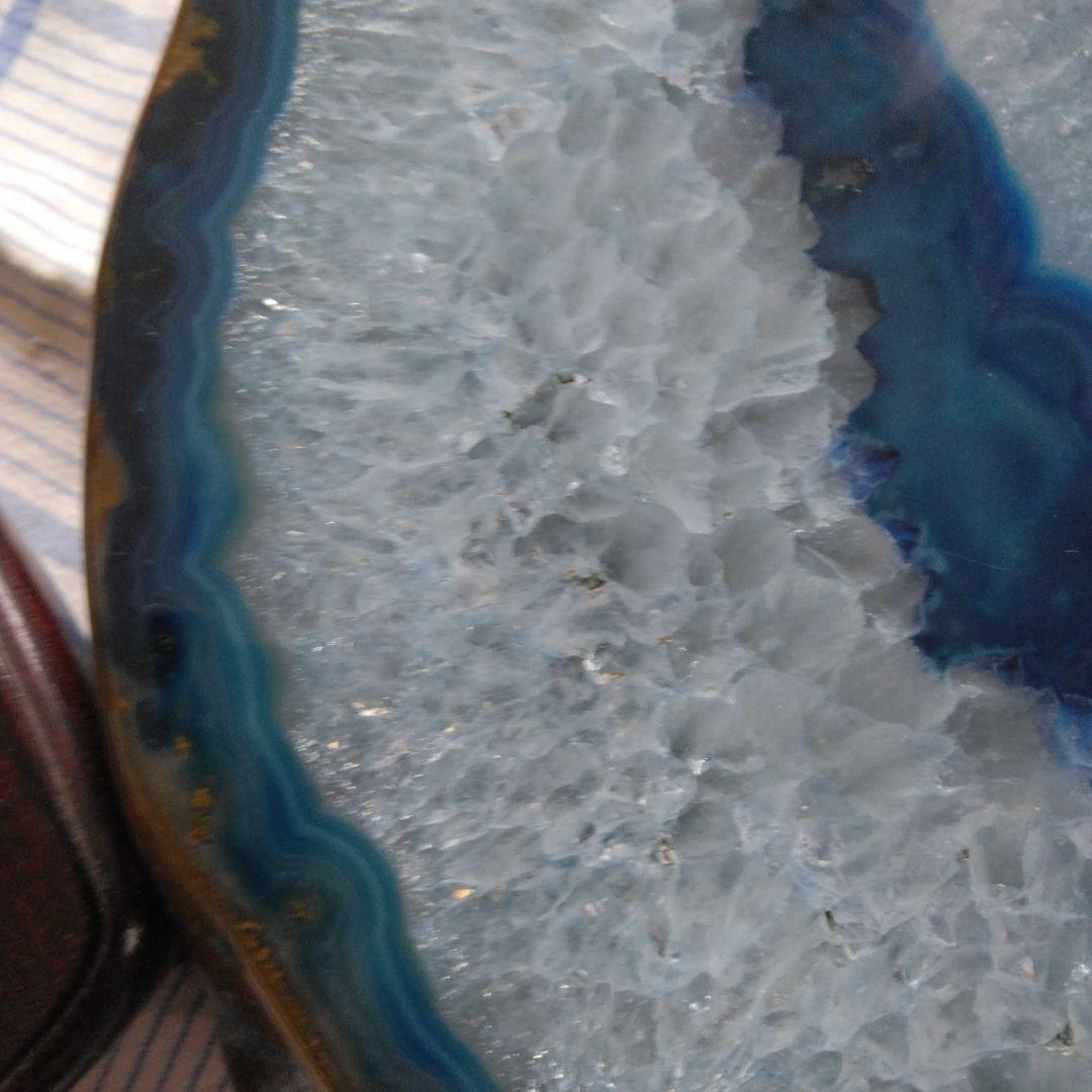 青瑪瑙ドーム、原石、ジオード、開運、縁起物、観賞石、パワーストーン、厄除け、石