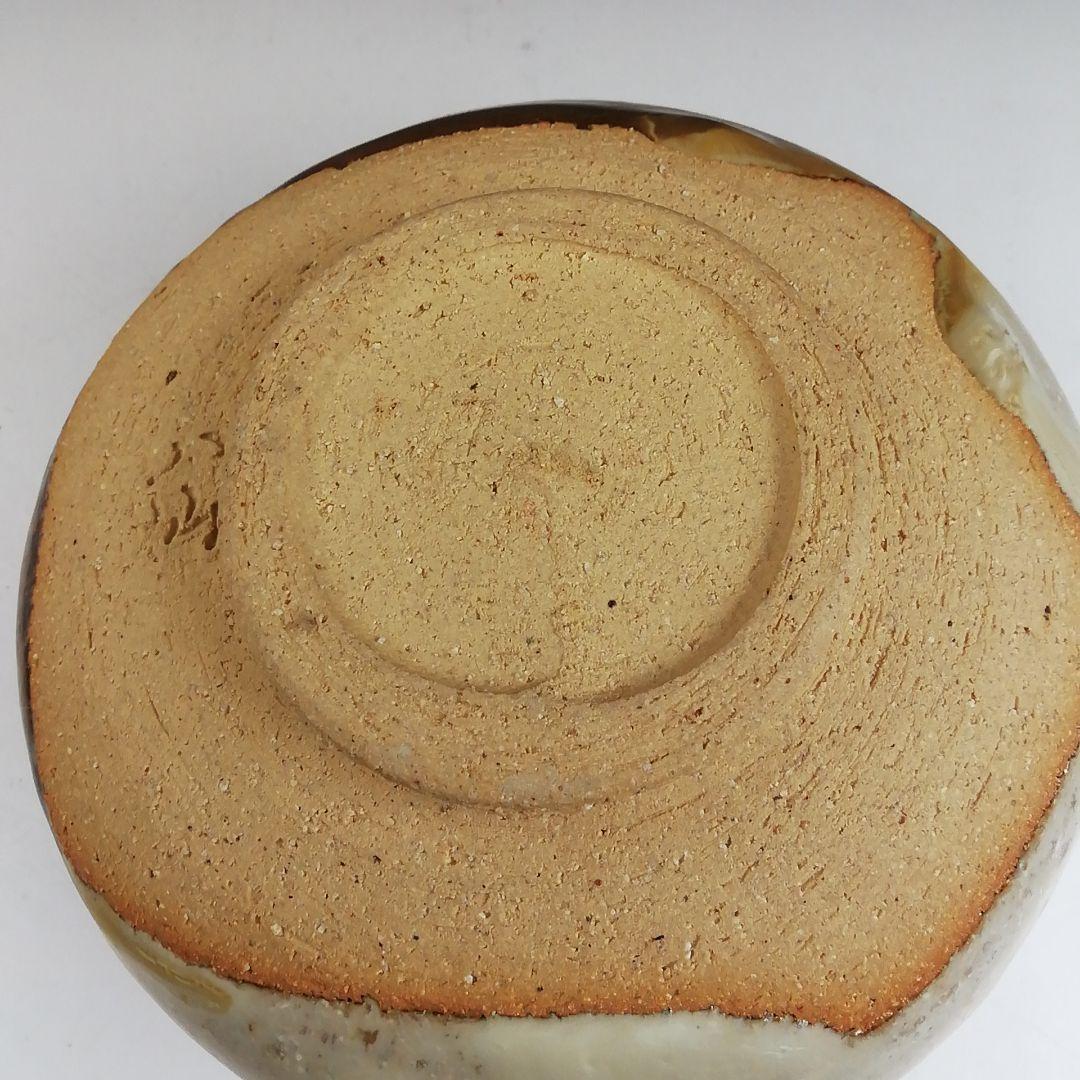 Ｔ９１３　茶碗　『高取　掛分茶碗』『十三代　高取八仙 造』　共箱　抹茶碗　茶道具