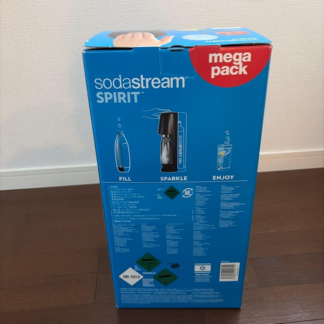 sodastream SPIRIT 炭酸水メーカー mega pack