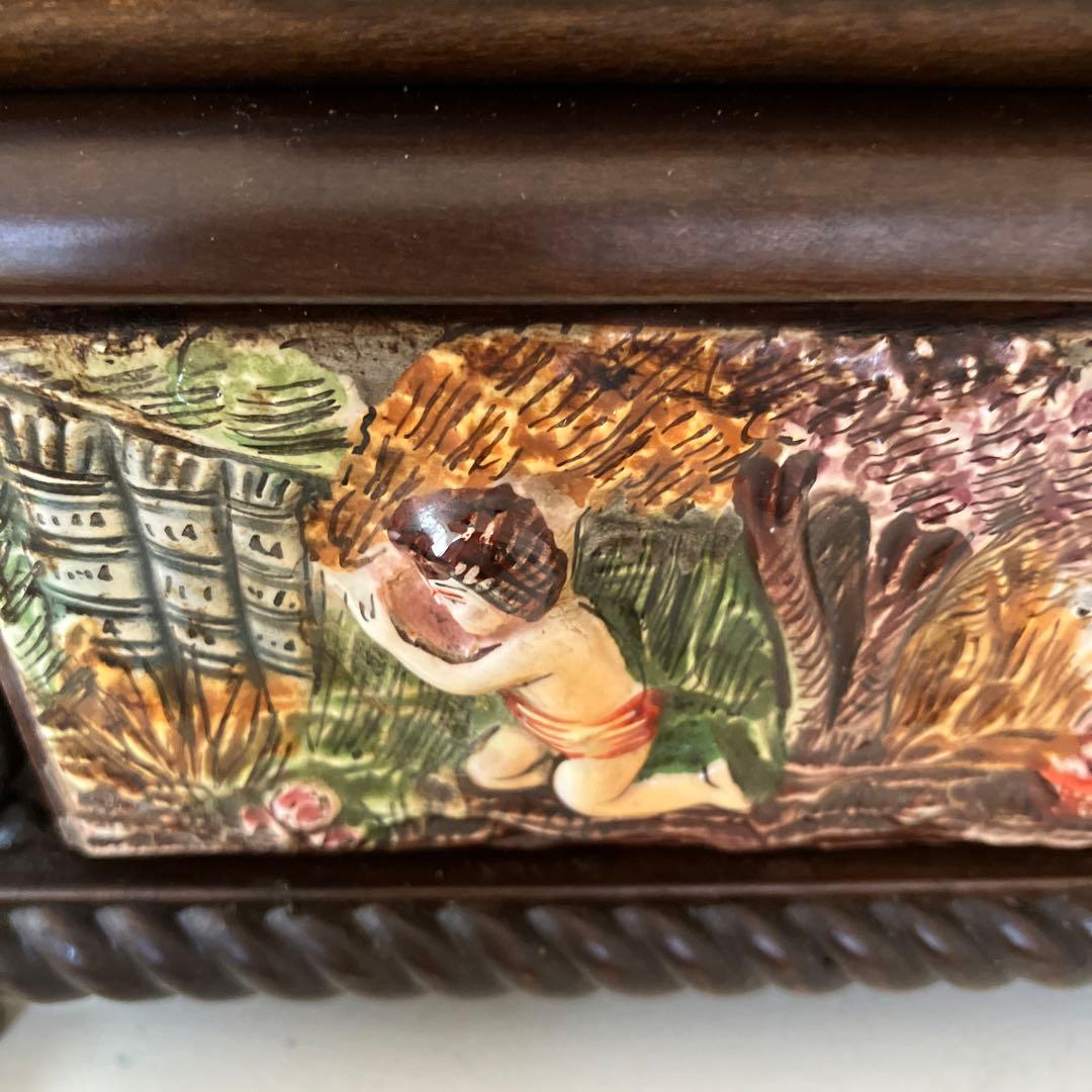 REUGE リュージュ　シリンダー型　オルゴール　72弁　陶器装飾