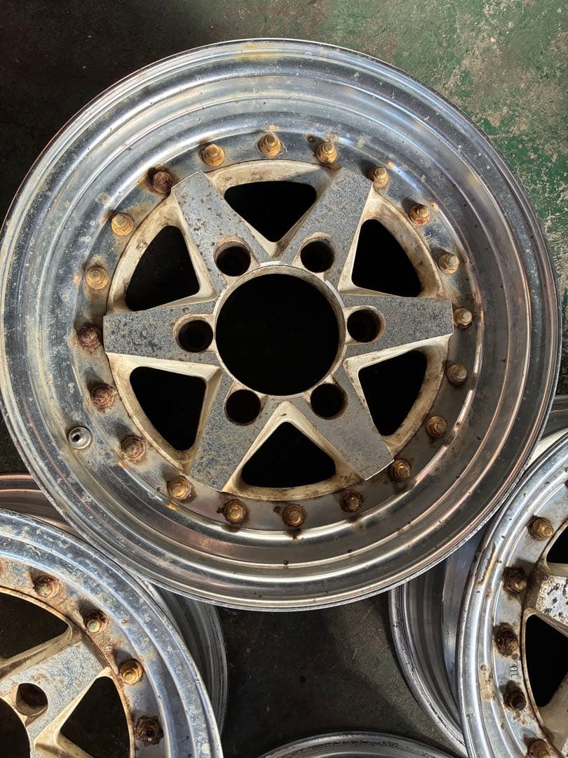 ゆ*ん様 15インチ Speed Ster 多角形デザインホイール 4個セット