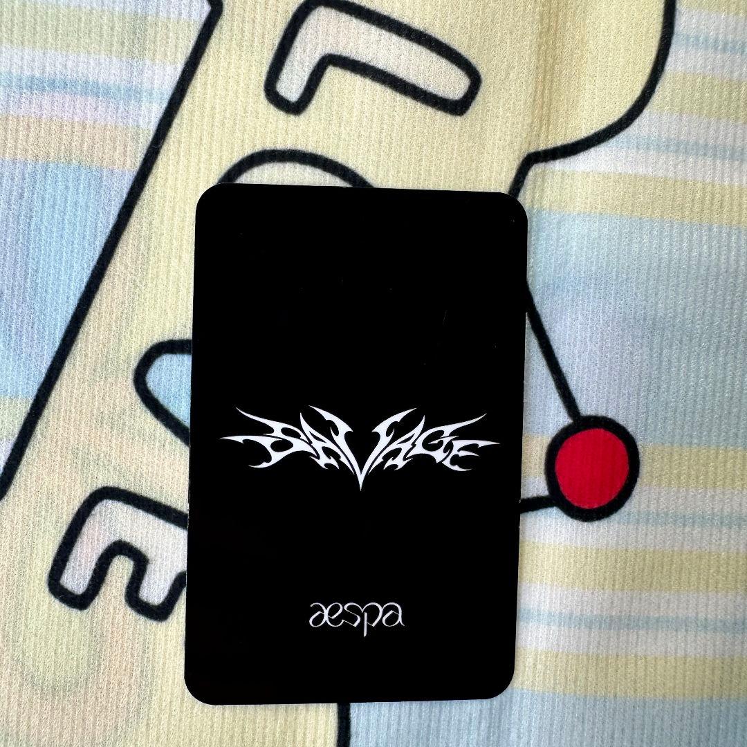 aespa sgs savage Karina ボックス トレカ カリナ