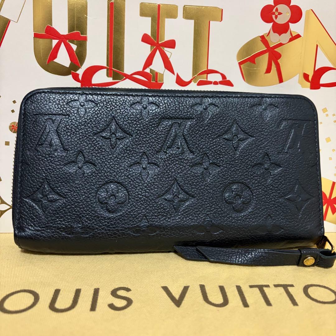 【極上美品】ICチップ ルイヴィトン モノグラム アンプラント ブラック 長財布