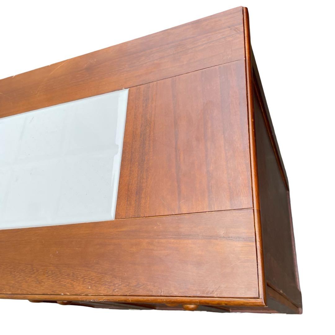 カントリー　キッチンカウンター ダストボックス 木製 キャスター付き　ゴミ箱付き