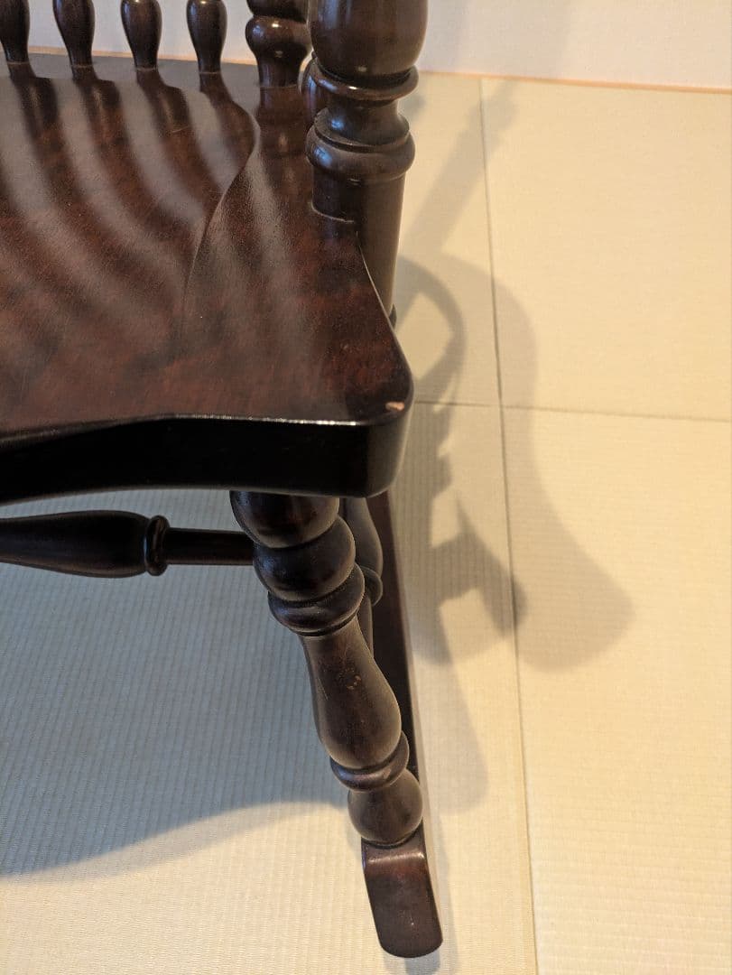 【松本民芸家具】 ロッキングチェア ミズメ桜 揺り椅子 304F型 刻印無」