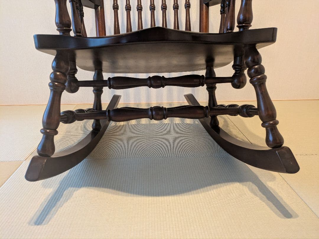 【松本民芸家具】 ロッキングチェア ミズメ桜 揺り椅子 304F型 刻印無」