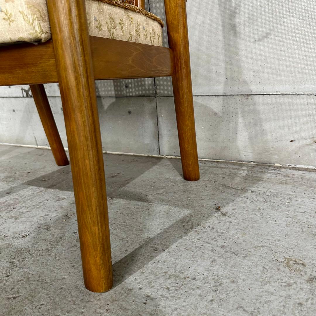 ✿昭和浪漫✿カリモク ラタンバック アームチェア パーソナルチェア