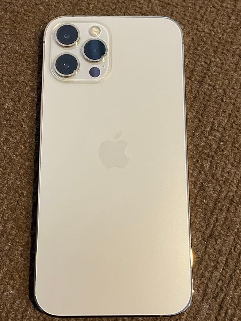 【早い者勝ち】美品iPhone12Promax 256GB ゴールド　シムフリー