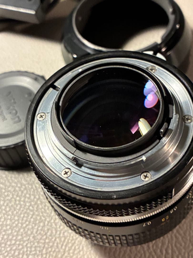 ニッコール❗️50mmf1.4‼️HS-9フード付き美品‼️