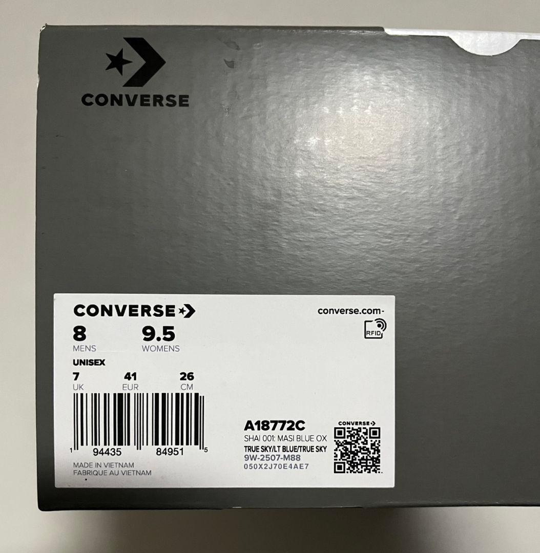 日本未発売新品Converse SHAI001MASI BLUE　US8 26c