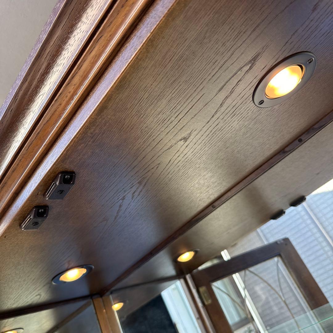 domani ドマーニ　クイーンズライフ　飾り棚　照明付き