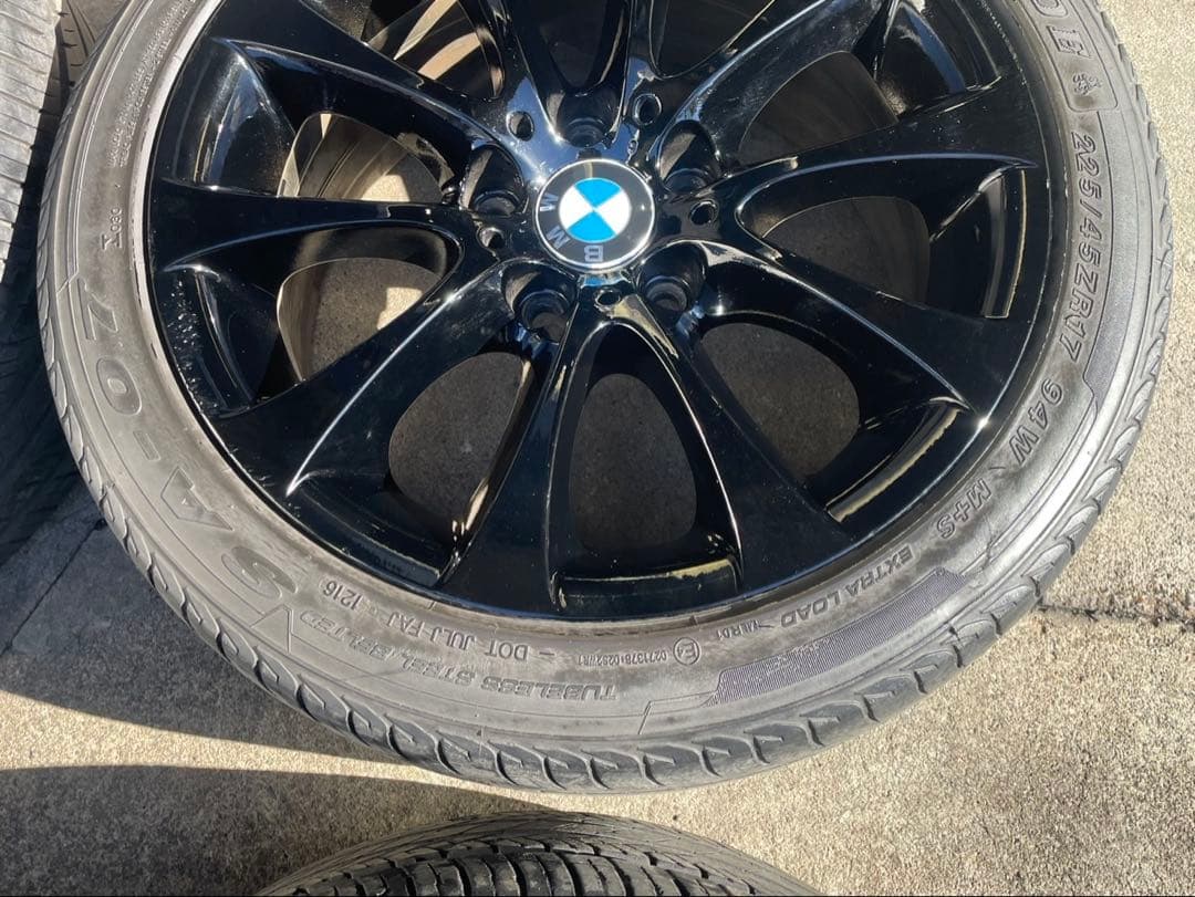 BMW 3シリーズ 純正タイヤホイール 120-5H 8J+34 8.5J+37