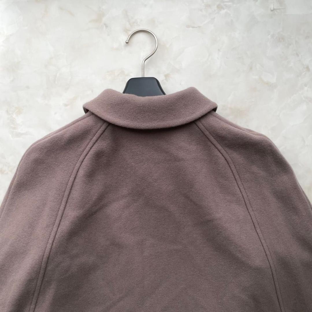 【未使用級】CELFORD ケープコート マント　マキシ丈　ベルト付き　36 S