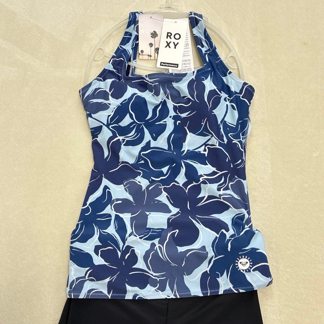 新品未使用　Roxy ロキシー水陸両用 フィットネス 水着　ブルー　M