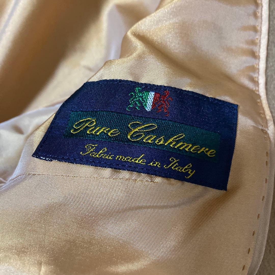 トゥモローランド 36 ノーカラー ロングコート カシミヤ100% DMW