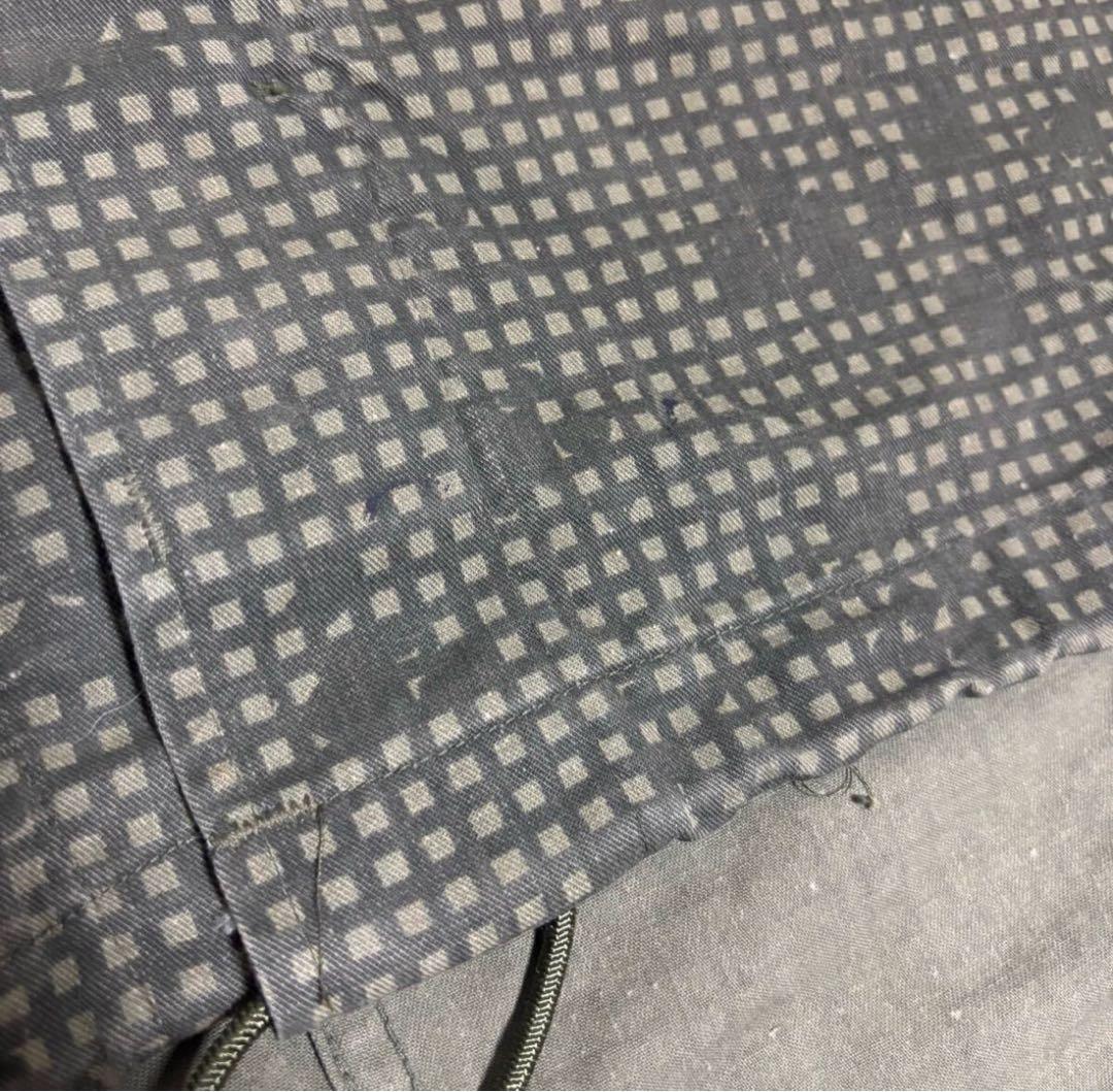 80s ナイト デザート カモ パーカー M フィッシュテール 迷彩 ビンテージ