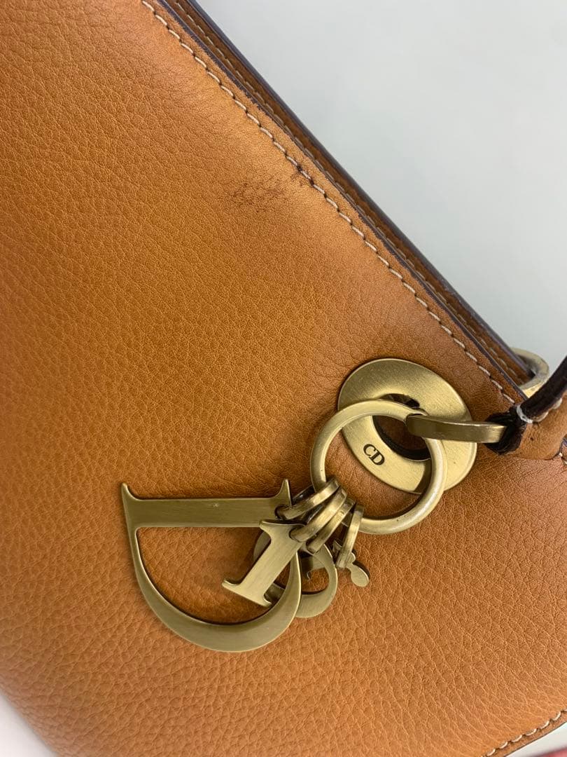 Dior ブラウンレザー ハンドバッグ
