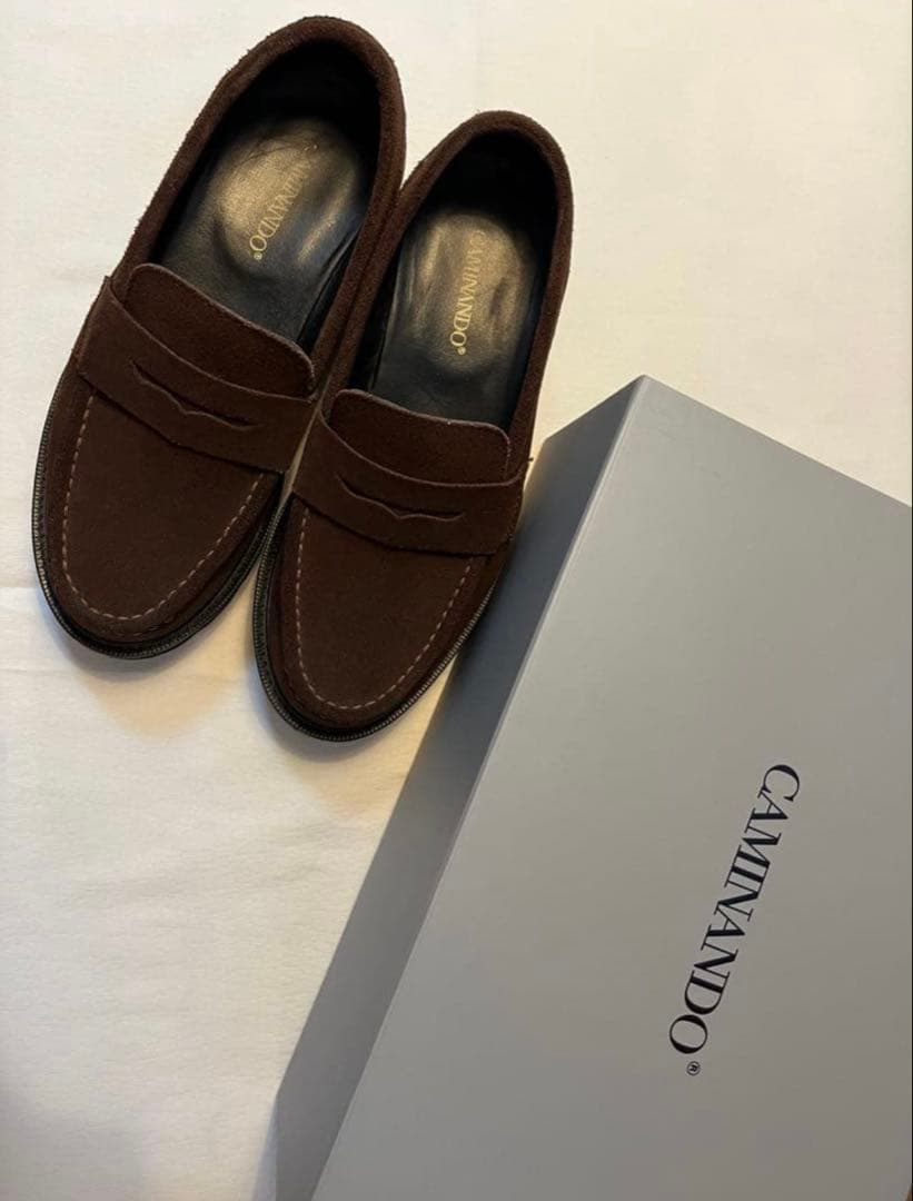 Caminando ブラウン ローファー