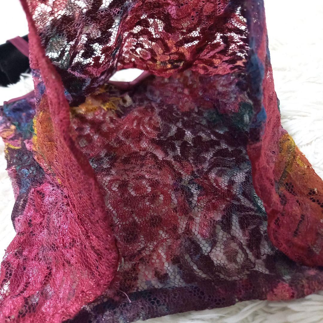 ●良品●　ドルチェ&ガッバーナ　D&G　キャミソール　花柄　レース　マルチカラー