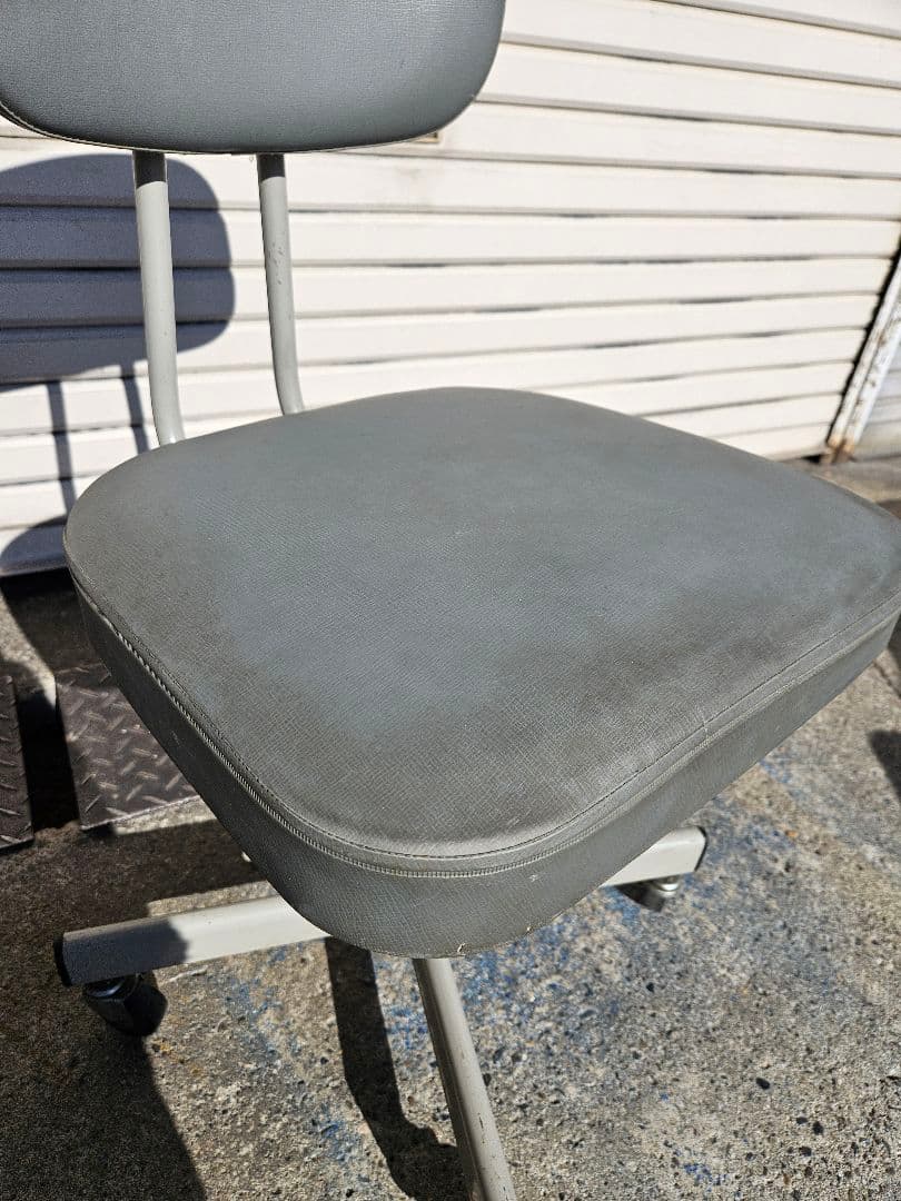 ジャパンヴィンテージ 古いワークチェア 回転椅子 インダストリアル 昭和レトロ