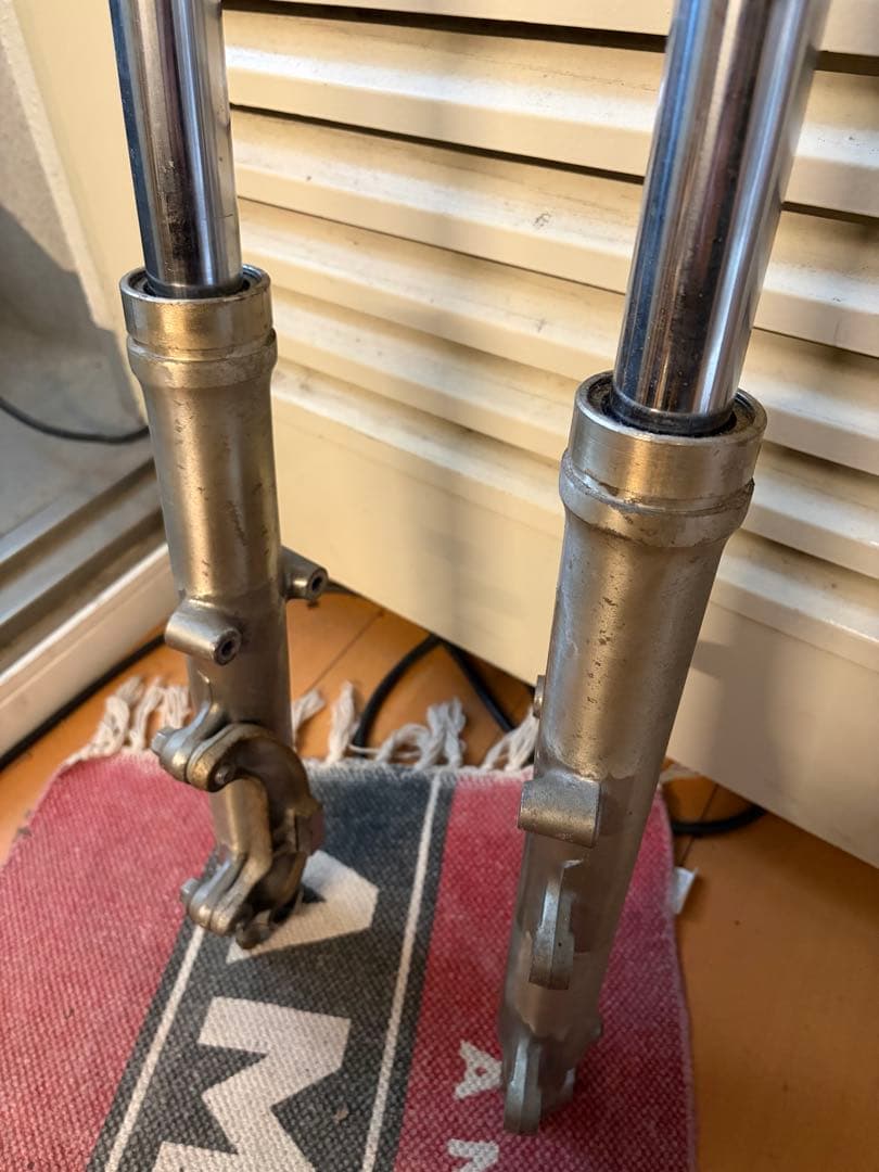 SR400 1JR 延長フロントフォーク一式　　ドラム用 chopper