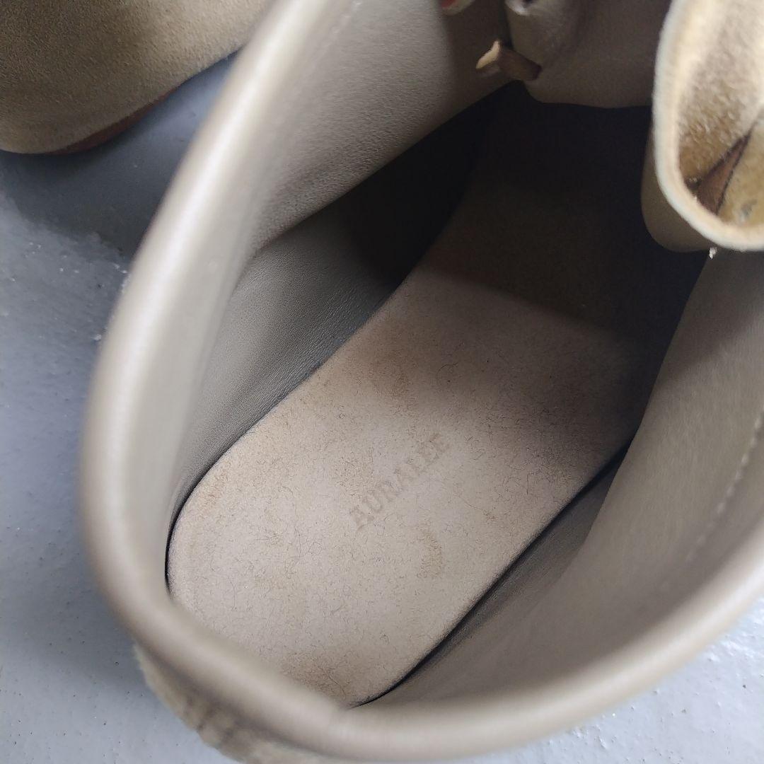 AURALEE モカシン 7 ムートン ショートブーツ