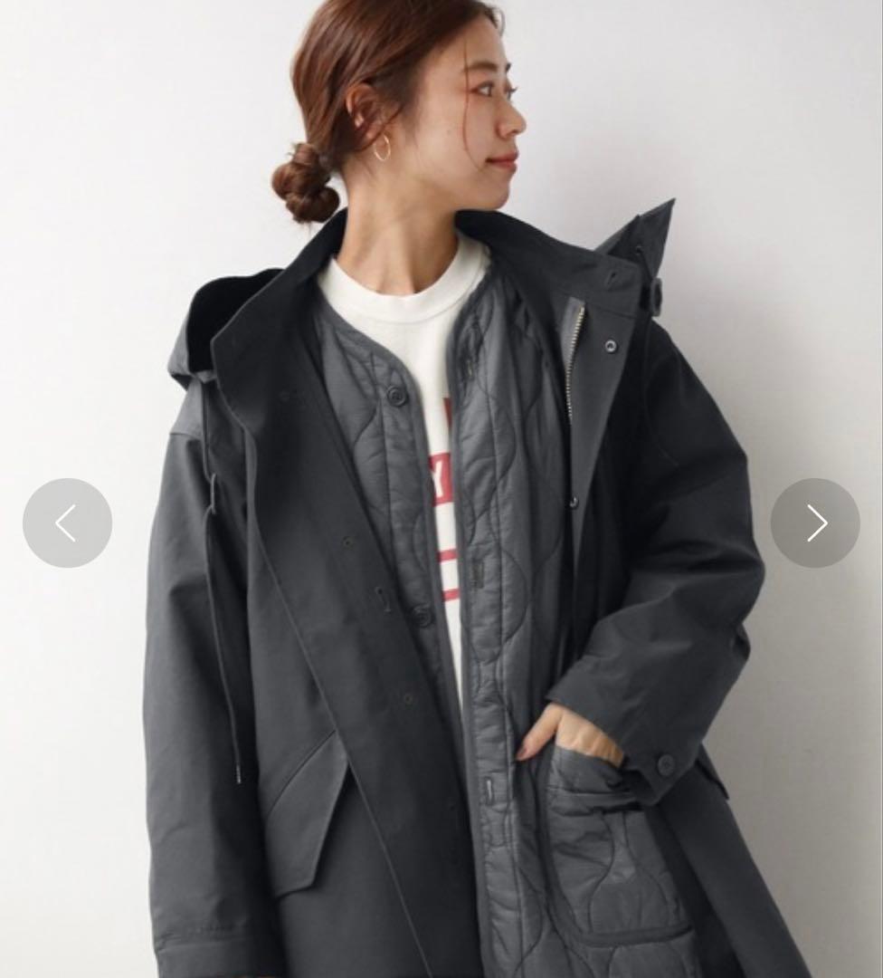 JOURNAL STANDARD relume モッズコート ブラック