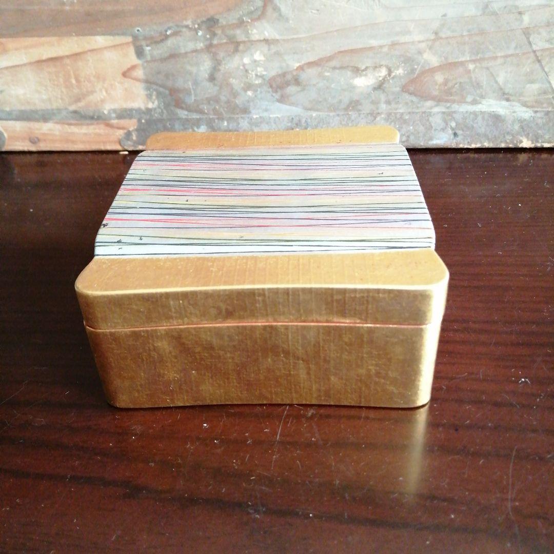 平安　三上楊光堂 　巻莨箱　11cm