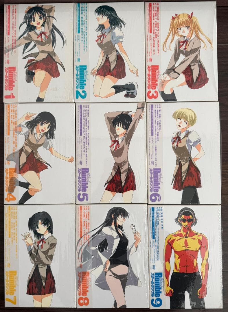 スクールランブル セル版DVDセット全巻21枚 1期＋1期補習+2期＋3期