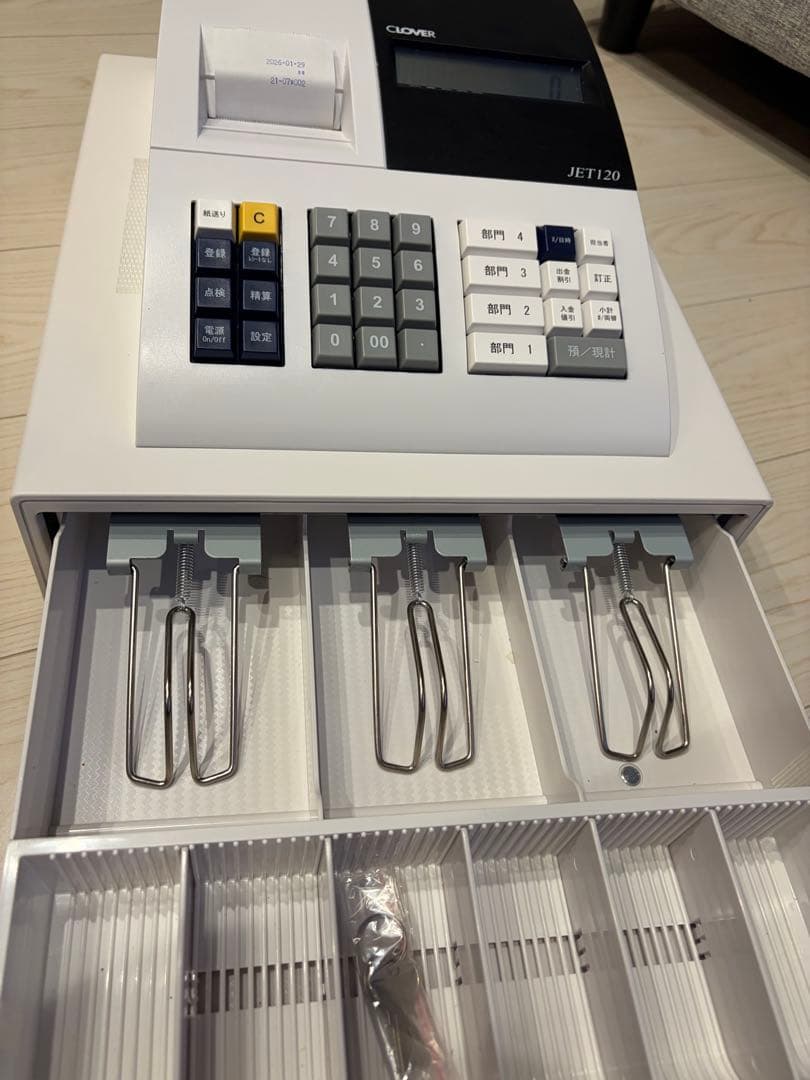 CLOVER JET120 レジスタ　説明書あり‼️