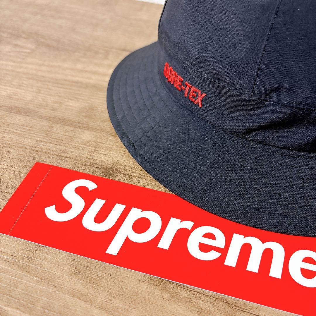 正規品　Supreme GORE-TEX バケットハット　帽子 ブラック　黒