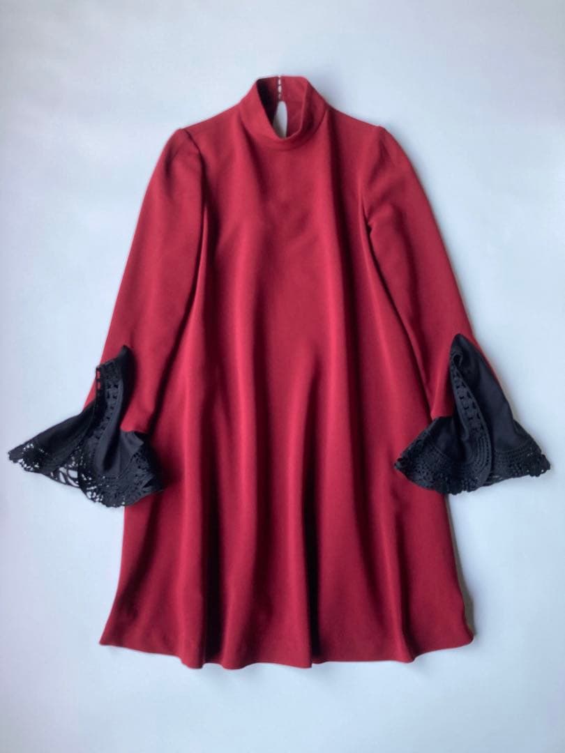 Mame Kurogouchi レース カフス ワンピース マメ