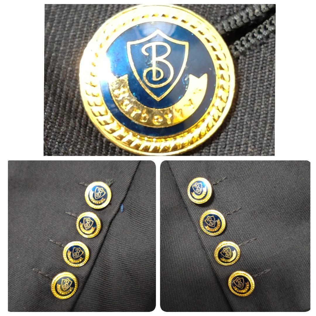 極美品✨バーバリー 紺ブレ ジャケット ネイビー カシミヤ100 金ボタン