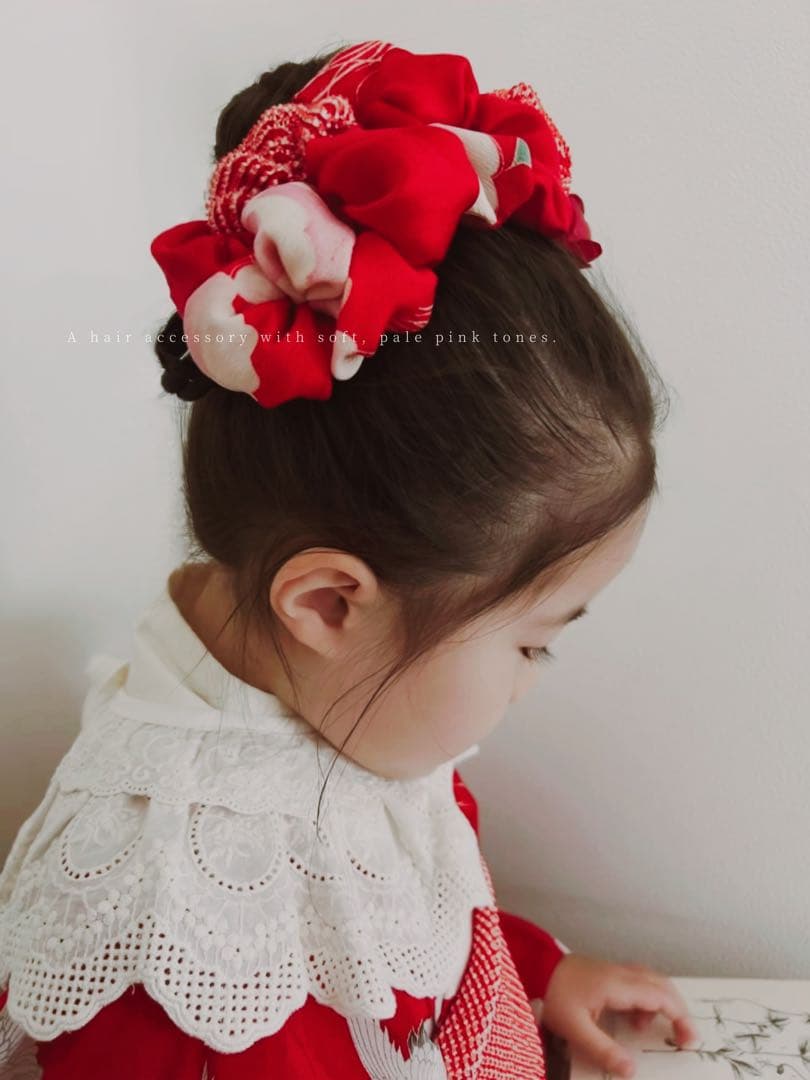 N*u様 七五三　七五三髪飾り　ヘッドドレス　着物髪飾り　リメイク髪飾り　024