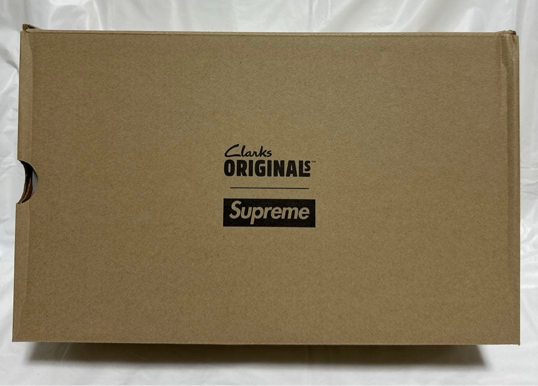 24ss シュプリーム × クラークス パテントレザー ワラビー :US10.5