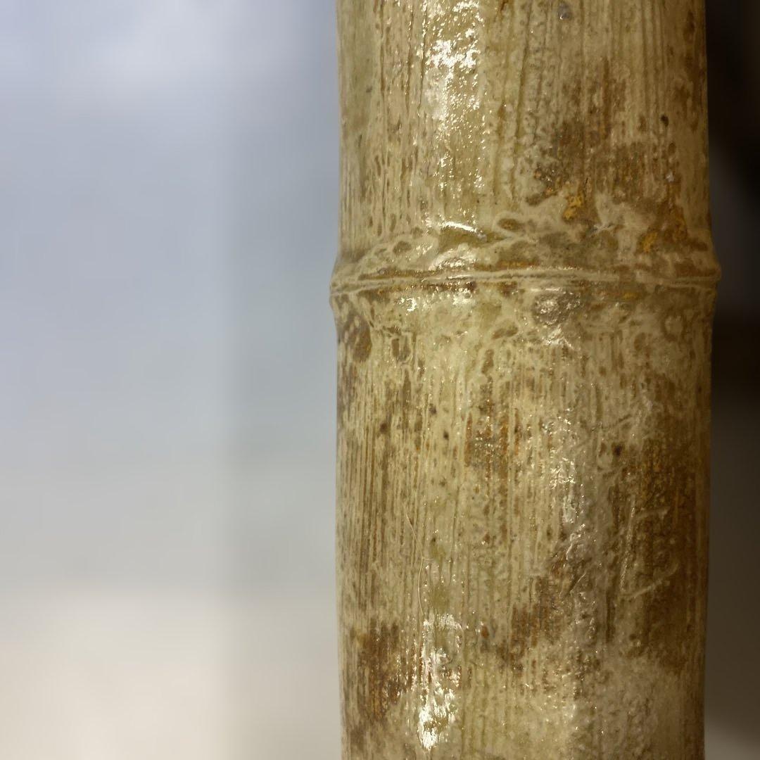 茶道具　掛け花入れ　大萱八坂窯　加藤芳右衛門作　共箱