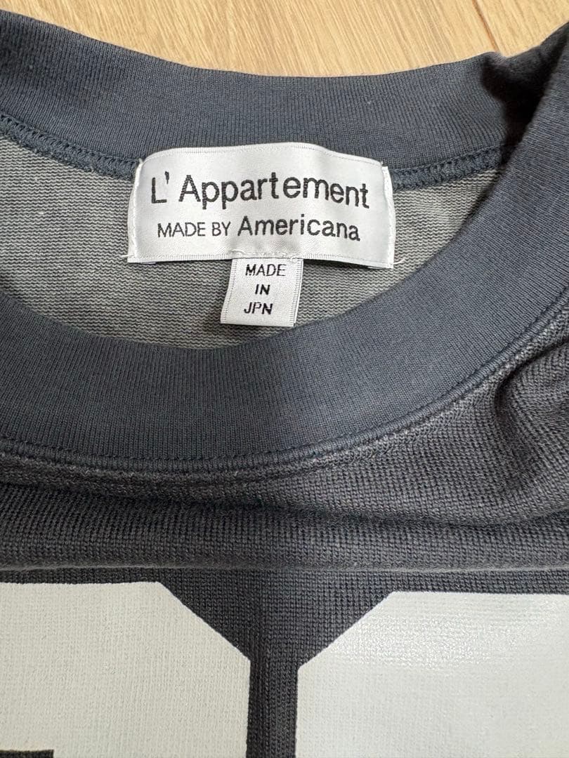 アパルトモンamericana 80printfootballtシャツカットソー