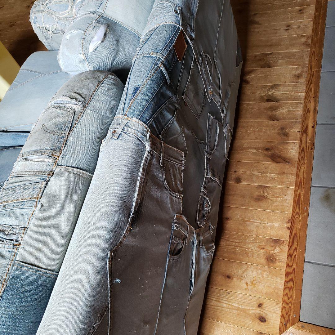 Levi'sデニムソファ
