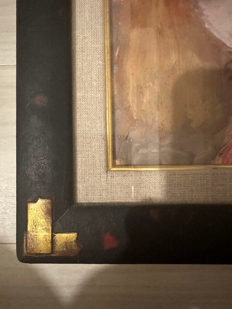 織田広喜　油絵　少女 F3