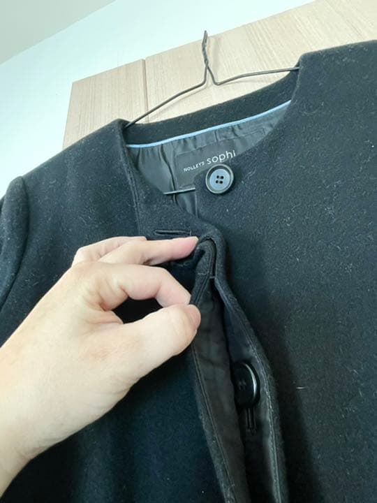 ✴︎美品✴︎ノーリーズ　ソフィ　ノーカラーコート ロングコート