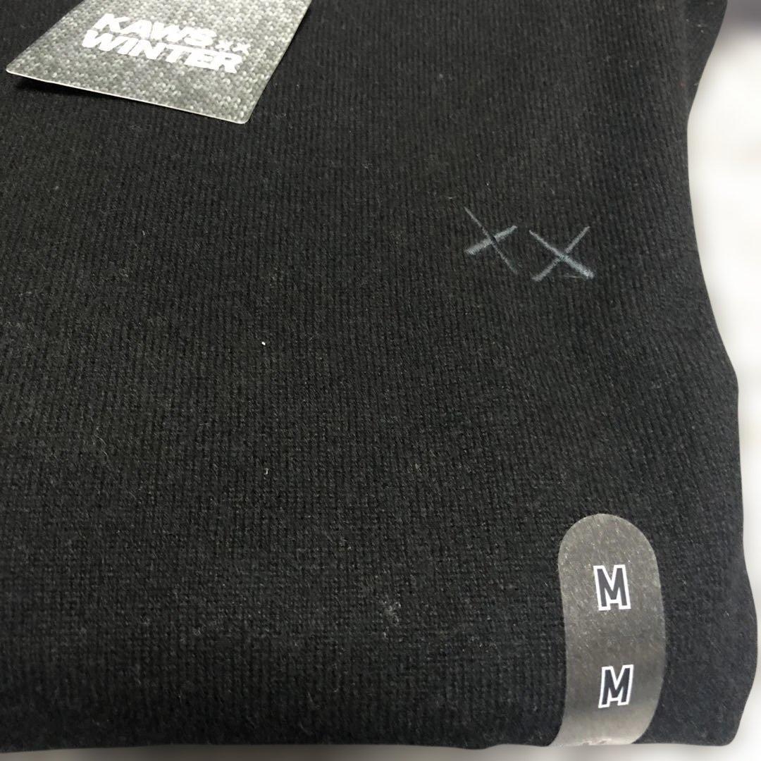 S*t様 ユニクロ　KAWS カシミヤセーター Mサイズ グレー ブラック 2色