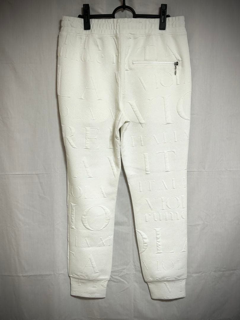 【新品未使用】ヴィオラルモーレ　総柄セットアップ　VIOLA rumore 白