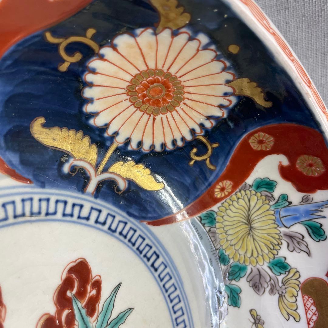 古伊万里　八寸鉢　大皿　深鉢　昭和初期か大正か明治かそれ以前　たいへん古い