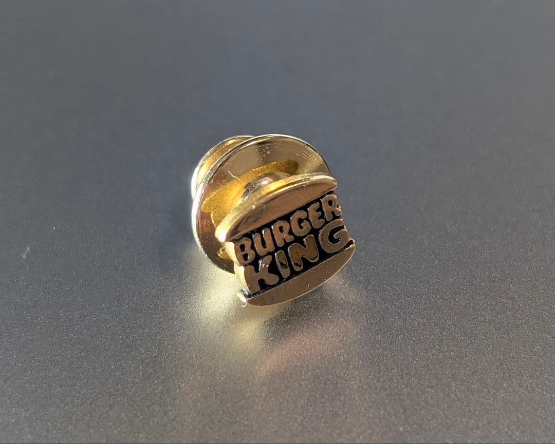 BURGER KING バーガーキング ハンバーガー ピンバッジ ロゴ
