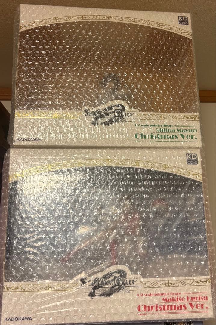 牧瀬紅莉栖　椎名まゆり　フィギュア　クリスマス　ver シュタインズゲート