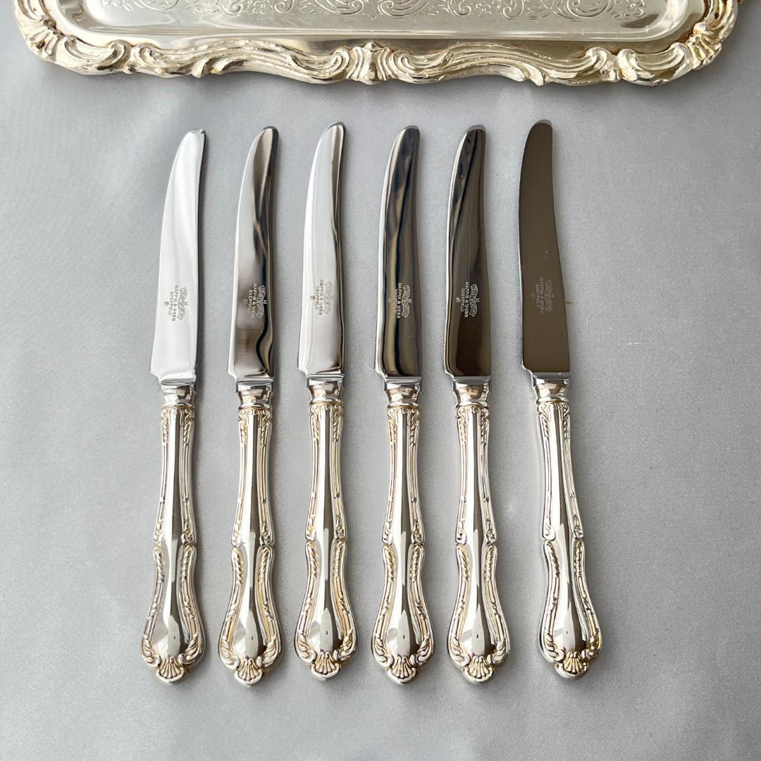 【MAPPIN & WEBB】 マッピンアンドウェッブ ティーナイフ 6本組