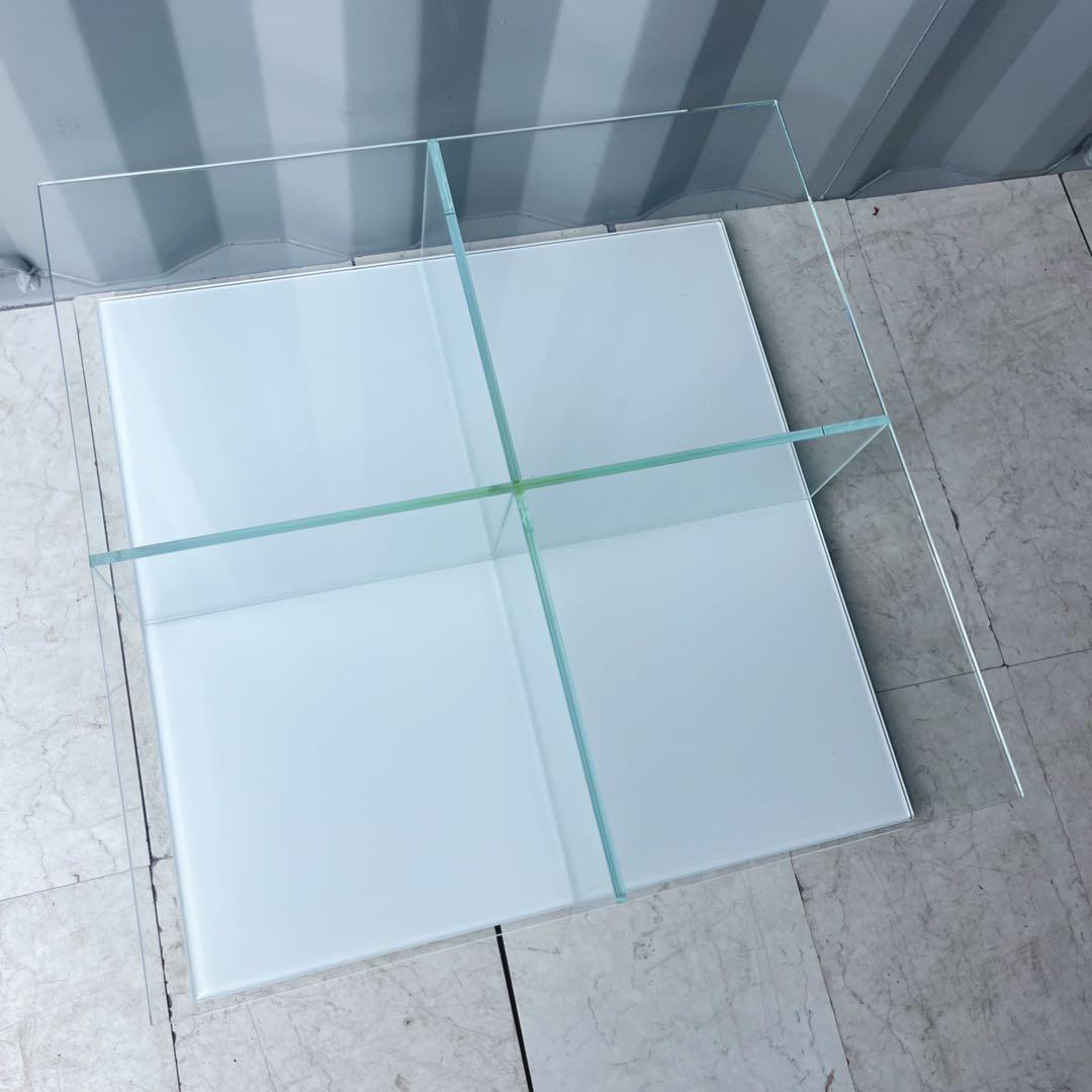 取付無料！カッシーナイクスシー 269メックスローテーブル スクエア ガラス